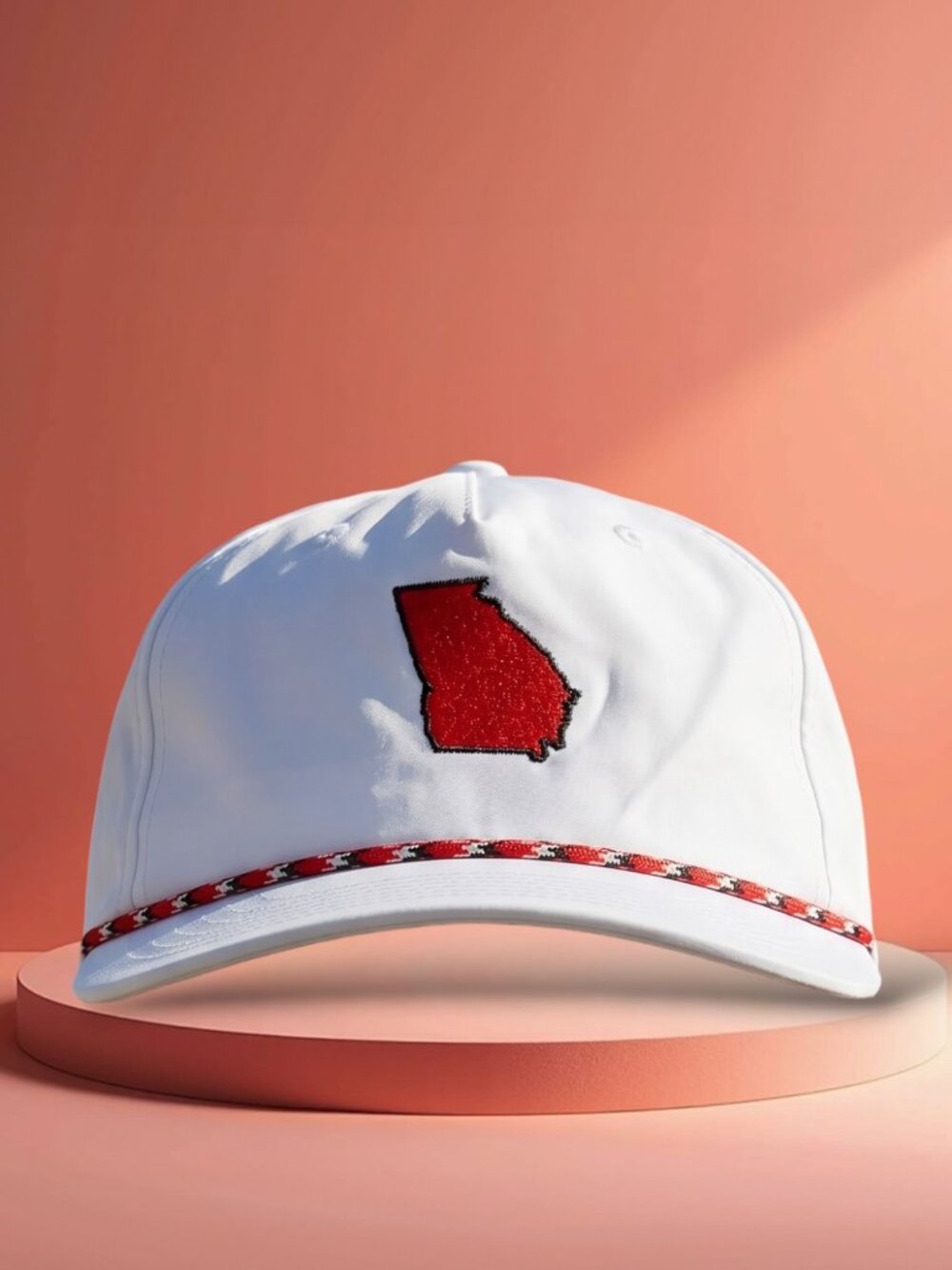 Onward Reserve Atlanta GA Red Map Rope Hat White